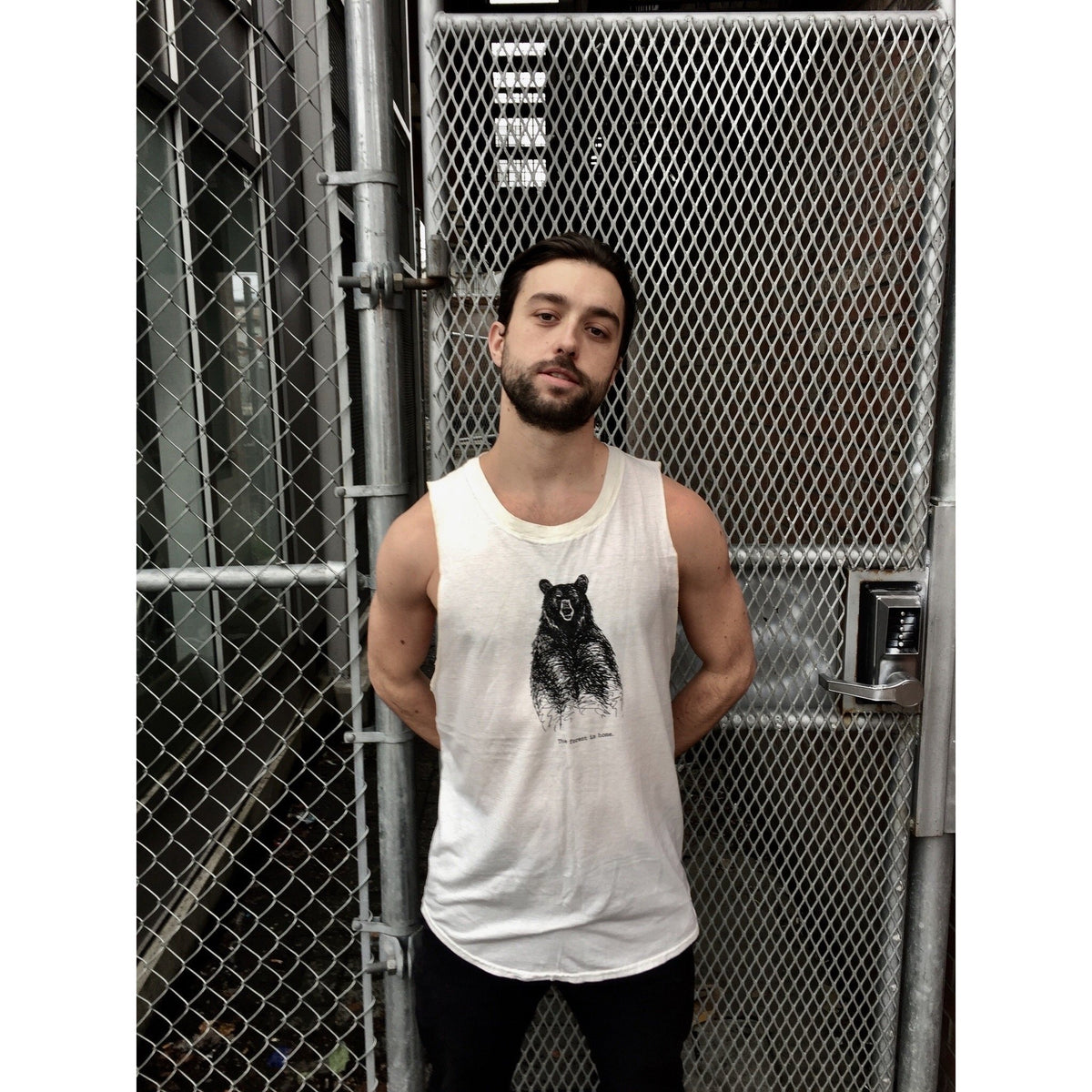made in vancouver sustainable bear muscle tank